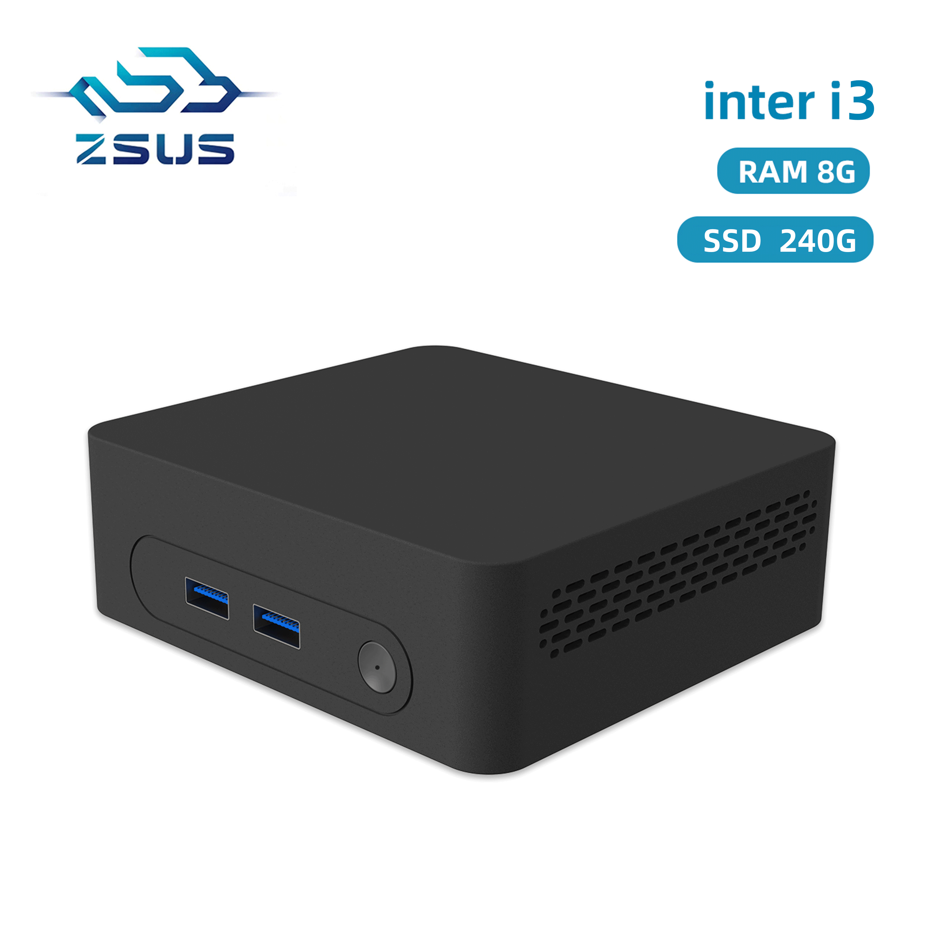 Pc Gaming I7 - Мини-ПК ZSUS i3 i5 i7, настольный