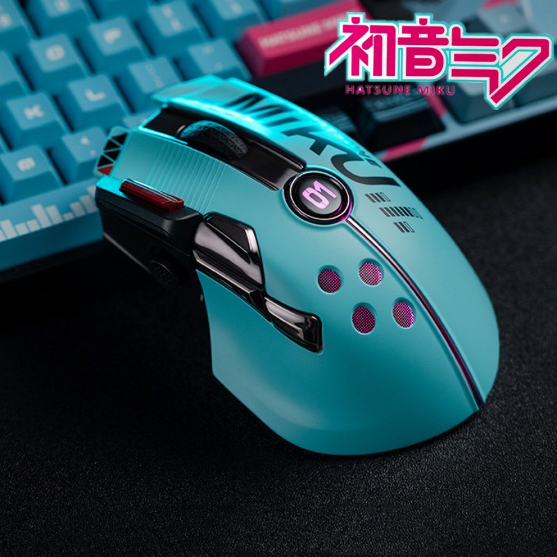 Pc Gaming Hatsune Miku - Игровая мышь Hatsune Miku, Беспроводная игровая