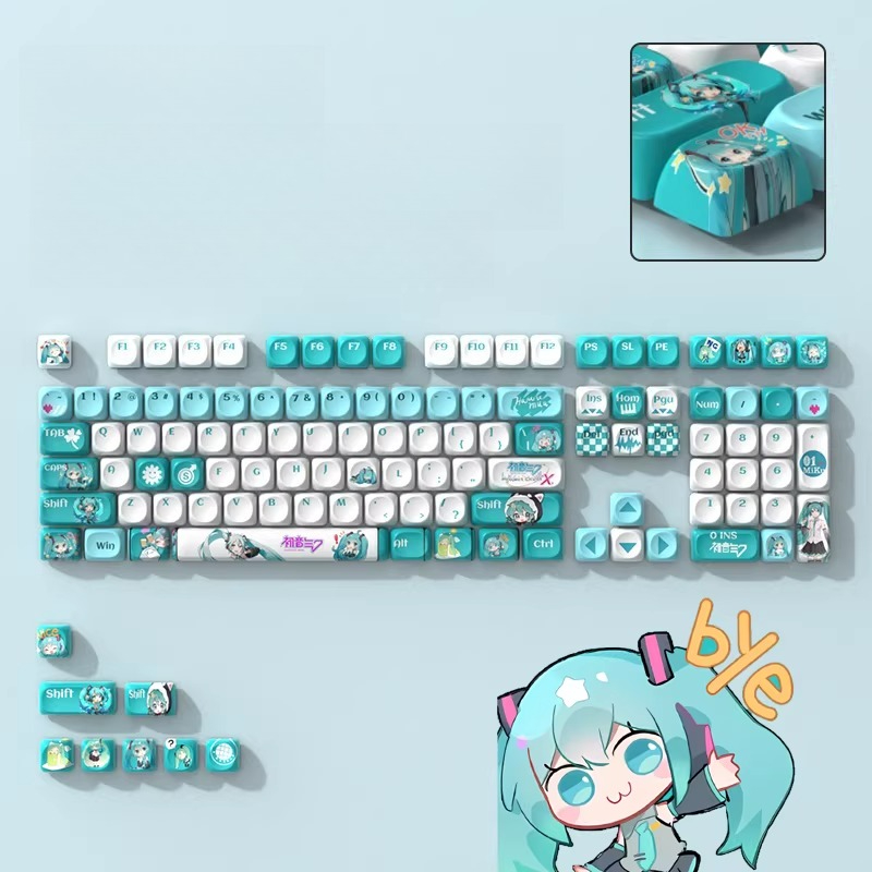 Pc Gaming Hatsune Miku - Механическая клавиатура в стиле аниме, колпачок