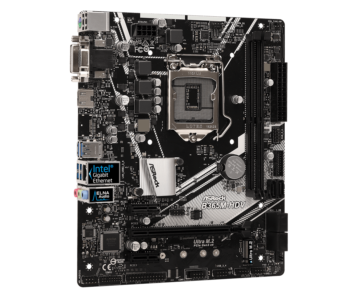 Материнская плата ASROCK B365M – обзор и цена Intel Cpu Core I7