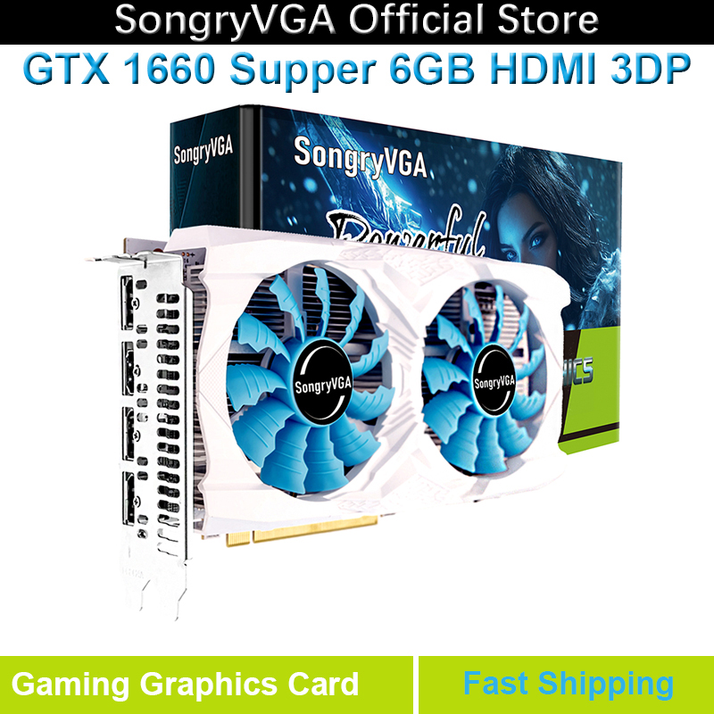 Игровая видеокарта SongryVGA G – обзор и цена Pc Gaming Gtx 1660 Super