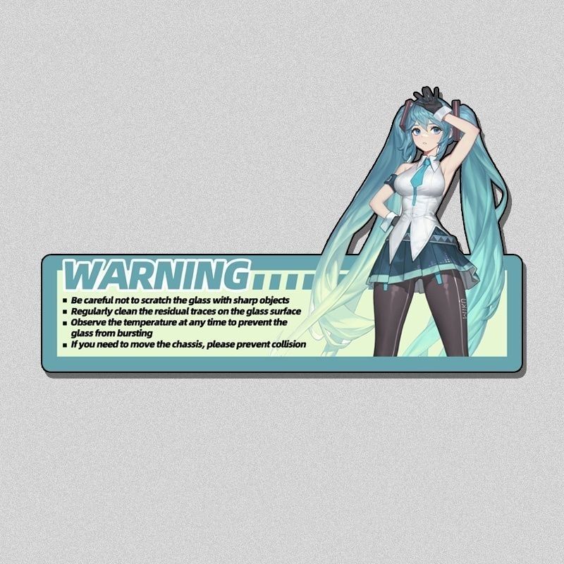 Новые наклейки на корпус компь – обзор и цена Pc Gaming Hatsune Miku