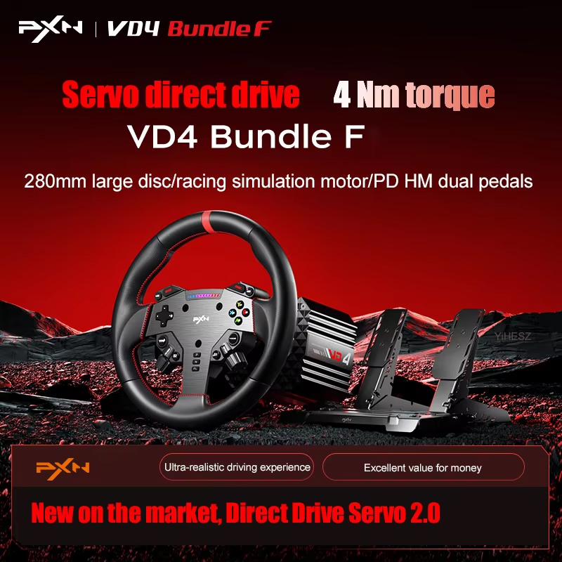 PXN V4D Bundle Racing Wheel 4N – обзор и цена Pc Gaming Entry