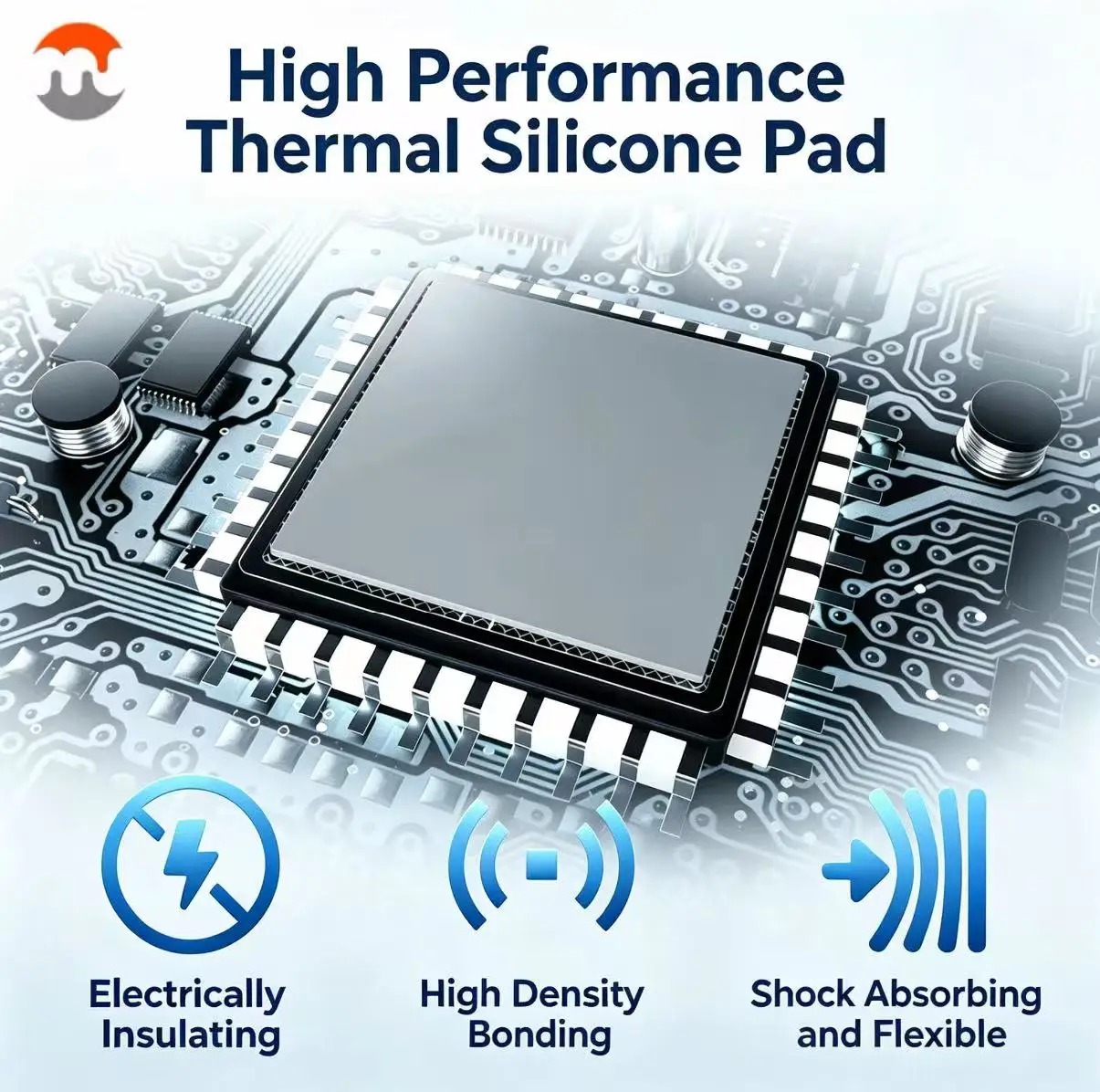 Термопрокладка MJ-TECH 6W/mK,  – обзор и цена Laptop Cooling Pad