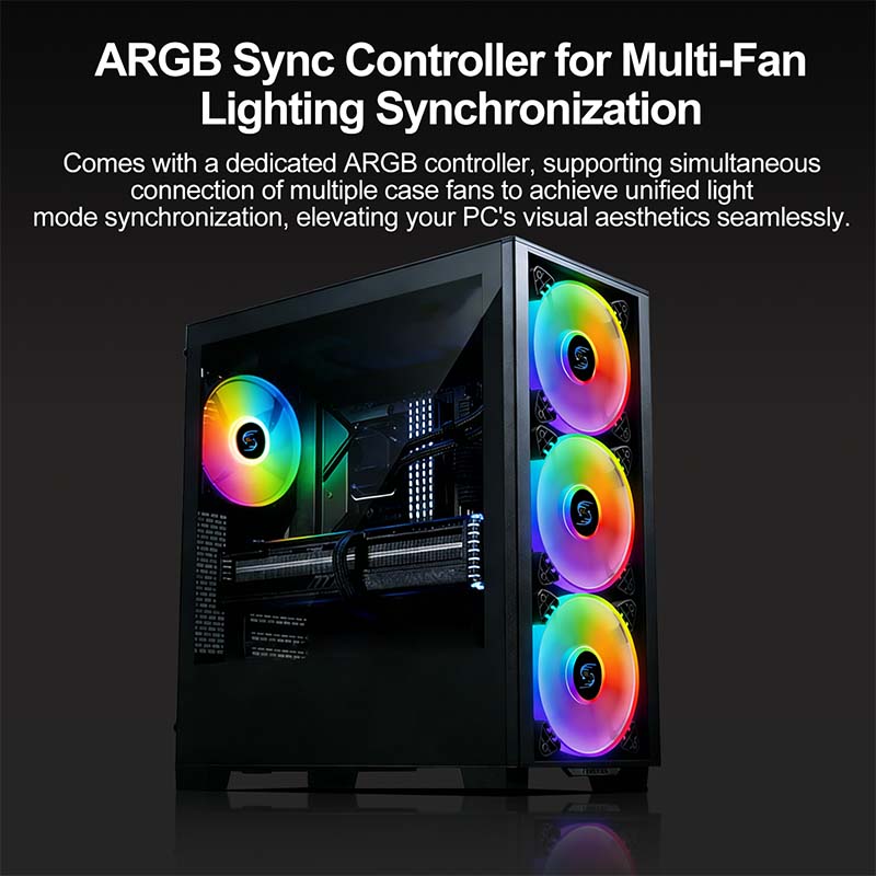 120-мм ARGB PWM вентилятор для – обзор и цена Pc Gaming Ff