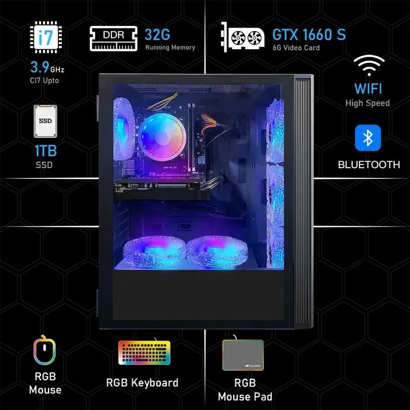Игровой ПК, настольный компьют – обзор и цена Pc Gaming Gtx 1660 Super